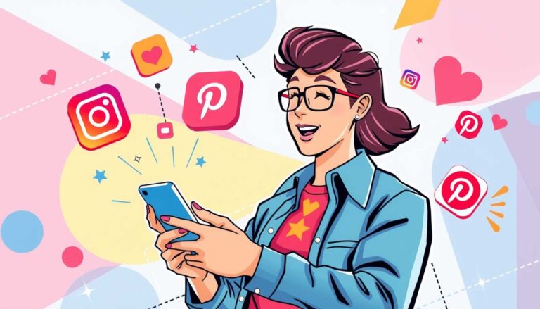 Social Media als Verkaufsbooster – Unternehmer nutzt Smartphone für erfolgreiches Online-Marketing mit Instagram, TikTok und Pinterest